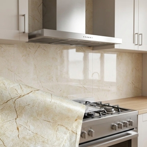 Carta da Parati Adesiva Effetto Marmo, Adesivi Murali in <span class=keywords><strong>PVC</strong></span> Spesso <span class=keywords><strong>per</strong></span> Cucine e Bagni - Product Image 5