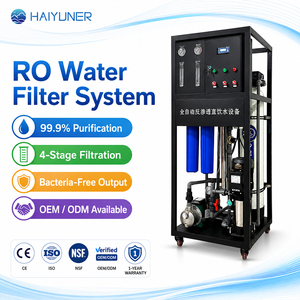 Mejor Maquinaria para Tratamiento de Agua, Sistema de Ósmosis Inversa de 500 LPH con Tanque de Presión y Bomba, Desalinización del 99.5% para Filipinas - Product Image 1