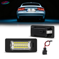 OTnhaee Nouvelle version améliorée 42SMD LED Lampe de plaque d'immatriculation 12V Canbus pour Audi A4 B8 A5 Q5 S5 TT A1 S4 A6 A7 2008-2013