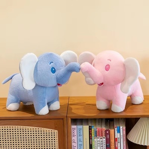 Peluche a Forma di <span class=keywords><strong>Elefantino</strong></span> Blu e Rosa, Adatto come Regalo per Bambini e Bambine - Product Image 4