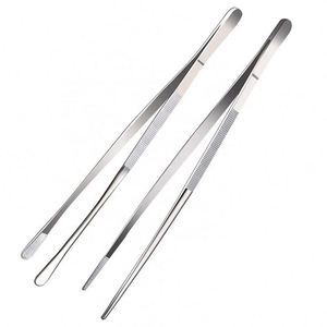 Pinzas de Cocina Kingwise de Acero Inoxidable de 12 Pulgadas, Pinzas Largas para Alimentos con Puntas Dentadas, Pinzas para Cocinar - Product Image 1