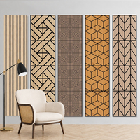 Panneaux muraux en PET PVC en gros, faciles à couper et à installer pour la décoration de bureaux, couleur personnalisée, panneaux acoustiques muraux pour salles de réunion
