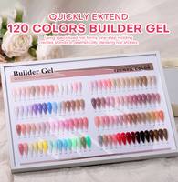 Ensemble de gel poly pour ongles, 228 couleurs, gel solide, gel de construction, UV, non toxique, végétalien, longue durée, écologique, professionnel, salon