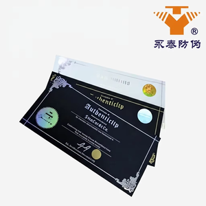 Carta su ordinazione della filigrana che stampa il <span class=keywords><strong>certificato</strong></span> autentico caldo di sicurezza dell'ologramma - Product Image 1
