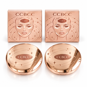 Poudre illuminatrice nacrée champagne, illuminateur multi-brillance pour le visage, illuminateur lumineux modulable - Product Image 5