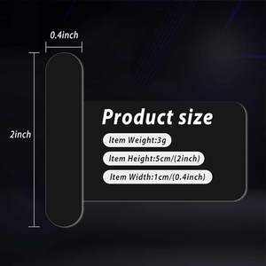 10 tiras de cinta de tungsteno de 3g para personalizar los pesos de las palas de pickleball, no tóxicas, empaquetadas en bolsa - Product Image 1