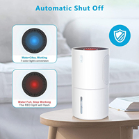 Smart 500Ml 800ML maison Portable vidange externe connecter serre petite Mini armoire déshumidificateur et purificateur d'air