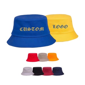 Casquette de seau en coton colorée avec logo brodé personnalisé - Product Image 2