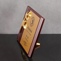 Op Maat Gemaakte Kerst Volkskunst Bronzen Trofee Houten Plaquette Medaille Aandenken Trofee Doos Logo Ster Award Blank Gemaakt Zinklegering Metaal