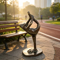 Gymnastik-Frosch-Statue im Yoga-Stil, Dekorative Figur für Innenräume, Garten, Tisch, Wohnaccessoire, Handwerksgeschenk