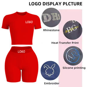 Женская весенняя одежда для фитнеса с коротким рукавом - Product Image 5