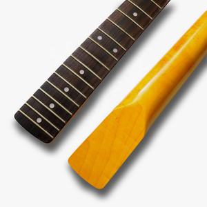Hot Sale21 Fret Vintage Color 25.5" Nitro Finished Canadian Maple <b>Guitar</b> Neck for ST <b>Guitars</b> - Product Image 2