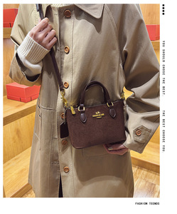 <span class=keywords><strong>Bolso</strong></span> de lujo para mujer, nueva versión coreana, estilo retro, <span class=keywords><strong>pequeño</strong></span> y versátil, elegante <span class=keywords><strong>bolso</strong></span> de hombro y bandolera. - Product Image 6