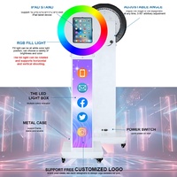 Support LED pour photomaton, coque pour iPad 10.2, 10.9, 11, 12.9, 13 pouces, machine de photomaton pour selfies, disponible en entrepôts US/UK/Canada