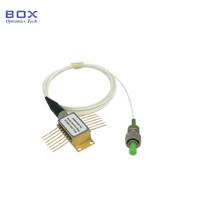 Diodo láser acoplado a fibra FP de 488nm, 520nm, 532nm, 650nm, 785nm, 850nm, 1064nm, con encapsulado mariposa de 14 pines, termistor y TEC integrados - Product Image 1