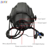 Projecteur LED PAR 3-en-1 IP33 54x3W de haute qualité pour éclairage de scène, DJ, discothèque, fête, événement, spectacle, mariage