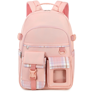 Tùy chỉnh màu tím Đồng bằng sinh viên không thấm nước Oxford nội thất Dây Kéo Túi PET lót cá nhân trẻ em trường Túi ba lô - Product Image 2