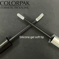 Tubes cosmétiques de luxe en aluminium vides pour gloss et anticernes, avec logo personnalisé, de haute qualité, avec embouts en feutre/brosse