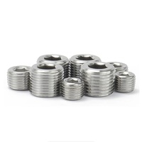 Bouchon hexagonal en acier inoxydable forgé, bouchon de tuyau à filetage NPT haute pression pour la tuyauterie industrielle