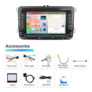 Podofo 4 + 64GB 7 ''Android Autoradio sans fil Carplay & Android Auto GPS WiFi BT FM RDS pour VW/PASSAT/SKODA/POLO/FABIA/<span class=keywords><strong>GOLF</strong></span> 5/<span class=keywords><strong>6</strong></span> - Product Image 6