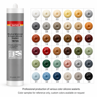 Scellant silicone neutre SANVO 300ml pour fenêtres, portes, étanchéité, collage, décoration, travaux d'ingénierie, vente en gros, fournisseur OEM