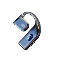 Earphone Nirkabel Putar Baru untuk 5.4 dengan Peredam Kebisingan Aktif (ANC), Tampilan Level Baterai, Desain Over-ear, Non-in-ear