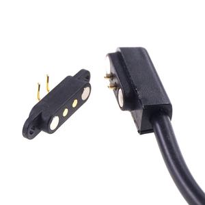 ขั้วต่อแม่เหล็กแรงสูงแบบขายส่ง ระยะห่าง 2.8 มม. ขั้วต่อแม่เหล็กแบบ Pogo Pin น้ำหนักเบา 2 ขา สาย USB - Product Image 4