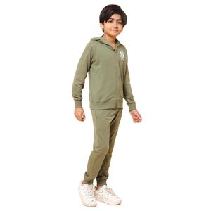 Venta al por mayor precio barato chándales niño conjuntos de ropa personalizada niños con capucha cremallera hasta Jogging chándal ropa de entrenamiento de Bangladesh - Product Image 4