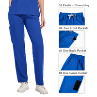Ensembles d'uniformes d'allaitement anti-rides en stock unisexe avec hauts à manches courtes et survêtement pour femmes hommes OEM