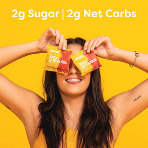 100% Vegan <span class=keywords><strong>Keto</strong></span> Gummies Caramelo sin azúcar para adultos <span class=keywords><strong>No</strong></span> para mujeres embarazadas - Product Image 4