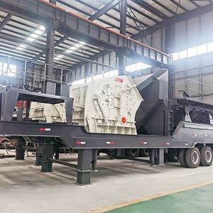 Trituradora de piedra de impacto móvil a precio de fábrica, planta trituradora de roca de grava móvil con pantalla vibratoria, planta trituradora de impacto móvil - Product Image 4