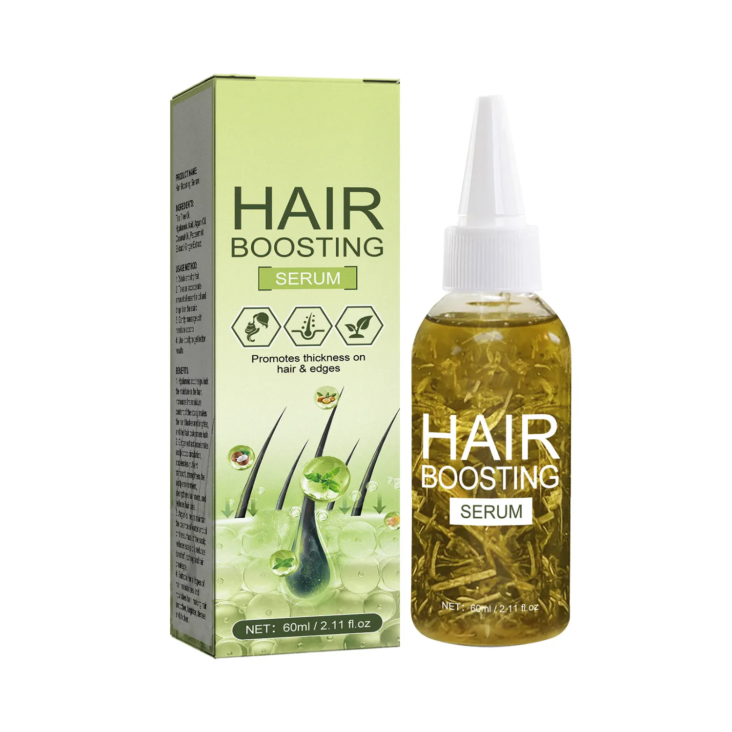 Nourishes Smooth/Moisturize Prevent Hair Loss Repair Dry/Curly Hair Natural Ingredient Hair Oil Ginger Men Women Hair Treatment