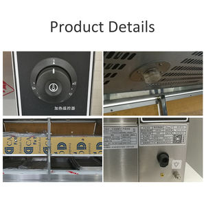 Vitrina Aislante para Hamburguesas de Pollo Frito, con Temperatura Constante, para Comercios, Caja Exhibidora para Hamburgueserías - Product Image 4