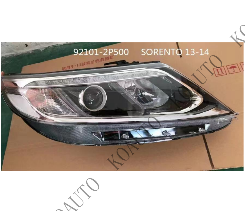 Czkoauto faro anteriore lampade faro per kia sorento 2013 2014 2015