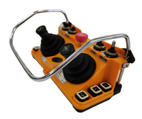 Control Remoto Industrial para Grúa de Estructura Metálica con Doble Joystick, Control Remoto Inalámbrico de Doble Joystick