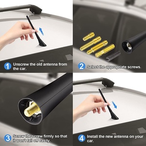 <span class=keywords><strong>Antena</strong></span> <span class=keywords><strong>Dipolo</strong></span> <span class=keywords><strong>Multibanda</strong></span> de Acero Inoxidable de Alta Calidad de 698-2700 MHz con Ganancia de 5 dBi y VSWR de 1.5MAX <span class=keywords><strong>para</strong></span> Radio de Coche - Product Image 6