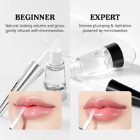 Vente en gros de gloss à lèvres liquide personnalisé, végétarien, longue durée, hydratant, repulpant et brillant, huile à lèvres transparente