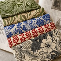 Tissu Popeline 100% Rayonne Écologique, Motif Floral Noir et Blanc, Idéal pour Robes Élégantes – Vente Chaude, Faible MOQ