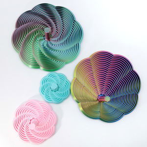 Nuovo Giocattolo Antistress Creativo da Scrivania <span class=keywords><strong>Frozen</strong></span> 3D Stampato in PLA, <span class=keywords><strong>Puzzle</strong></span> Cinetico a Forma di Torre di Ravanelli a Spirale, Gadget per Bambini e Adulti - Product Image 4