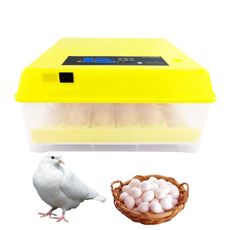 Incubadora automática de 56 huevos, Control de humedad, totalmente automática, para Ganso, pollo