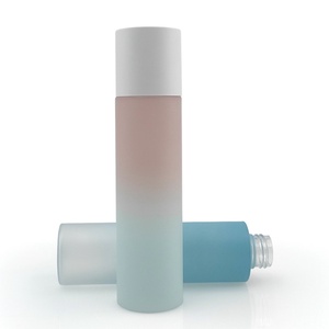 Wholesale Custom Logo Printed 40Ml Round <b>Empty</b> Matte Frosted Screw Cap Lotion Cream Toner Cosmetic <b>Plastic</b> Packaging <b>Bottle</b> - Product Image 4