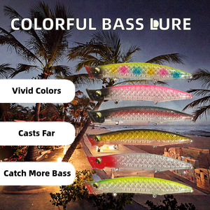 Colorful Wave Crawling <strong>Lure</strong> Long Casting ABS Freshwater/Saltwater Bass 10g Artificial Hard Bait For Bottom Fishing - Product Image 2