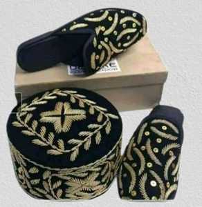Casquette Fila Gobi au design unique, couvre-chef traditionnel original Yoruba - Product Image 3
