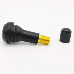 Válvula de Neumático sin Cámara, Válvula de Goma Natural Negra TR413, en Oferta - Product Image 1