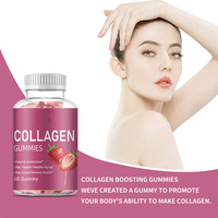 Gummies de collagène pour adultes, 60 unités - Antioxydant naturel, anti-âge sain, fabricant OEM pour Amazon TK