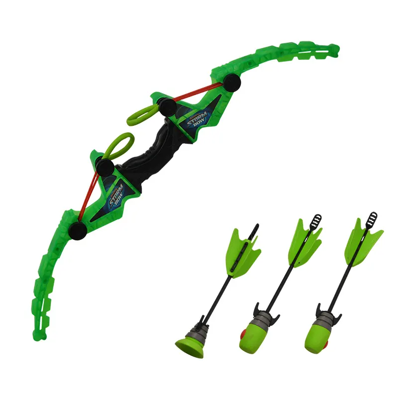 Outdoor shooting sport game kids eva arrow and whistle toy bow