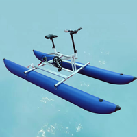2025 nouveau bateau à pédales de vélos d'eau de ponton gonflable en vente facile à démonter et à installer