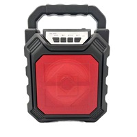 Enceinte KTV multifonctionnelle sans fil de 4 pouces avec subwoofer, haut-parleur d'extérieur, microphone filaire, lecteur domestique sans fil avec carte TF – Vente en gros