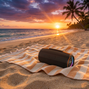 Fast Shipping Fashion <b>Wireless</b> for Gift Buyers 4000mAh TF FM USB 30W Stereo Silicone Fabric Portable <b>Speaker</b> for Bedroom Relax - Product Image 1