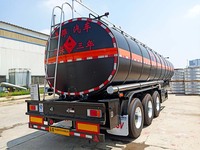 Semi-remorque Réservoir en acier au carbone pour le transport de bitume Stockage de mazout-Remorques de camions